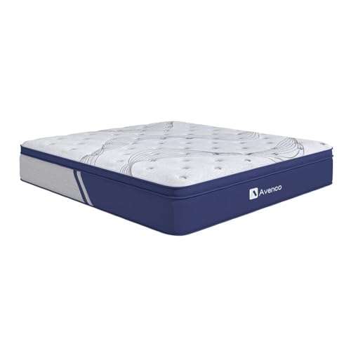 Avenco King Size 20cm Pocket Sprung Bamboo Foam Hybrid Mattress