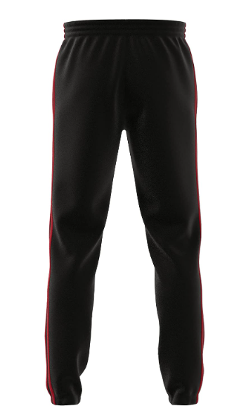 adidas adidas Men's Essentials Fleece Tapered Elastic Cuff 3 Stripe Trousers